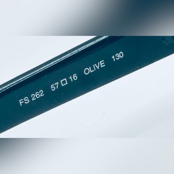 Vintage Fendi FS 262 Green Oval Sunglasses Frames - Picture 8 of 8